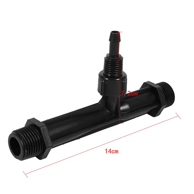 Fertilizer Injector Tube, Irrigation Venturi Fertilizer Injector with 1/2" 3/4”
