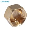 LTWFITTING 5/16-Inch Brass Compression Cap Stop Valve Cap,Brass Compression Fitting(Pack