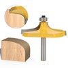 2pcs 8mm Shank Armrest Handrail Router Bit Set with Bearing