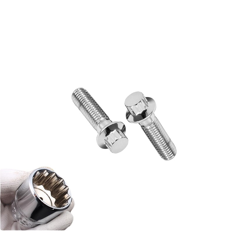 VPZMT M10x1.5 Metric Front Brake Caliper Bolts for Harley Sportster