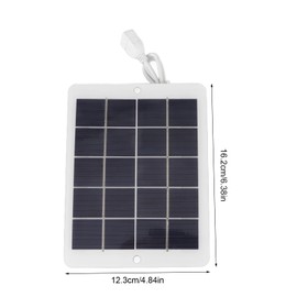 3W 5V Solar Panel Charger, Portable Solar Battery Charger High-Efficiency Solar Panel Solar Charger Battery Maintainer for Outdoor Use, Battery Charging, DIY Projects