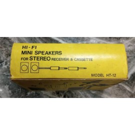 International Vintage International Hi Fi Speaker Set Of 2, HT-12 Stereo Receiver & Cassette