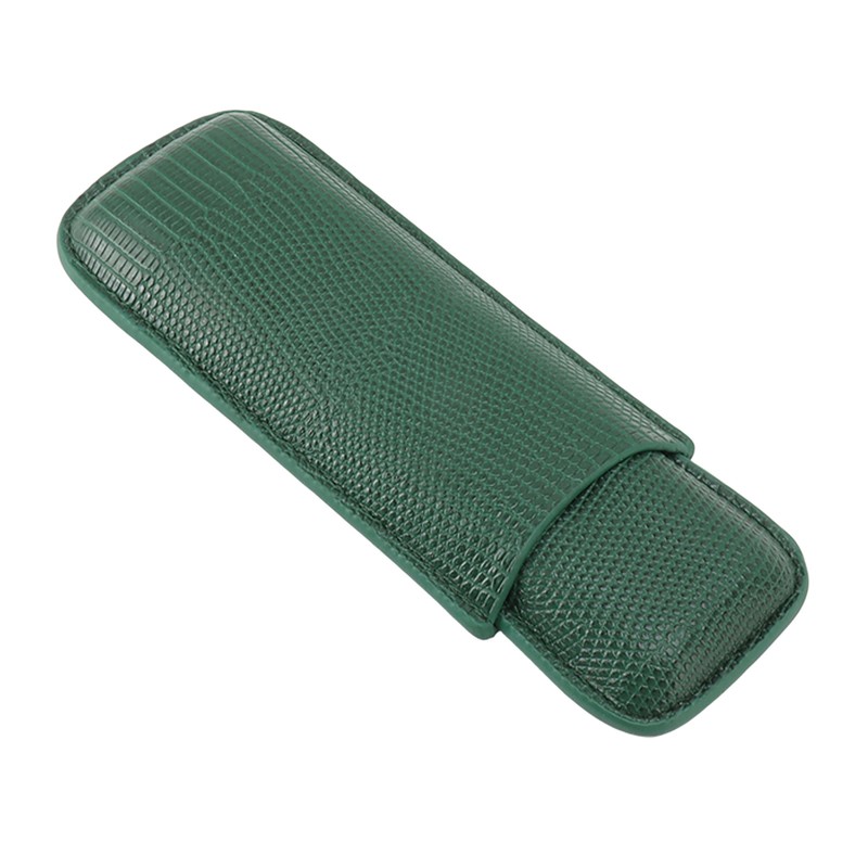 Cigar Case Fashion Elegant Portable Sturdy Crocodilian Skin Texture Faux