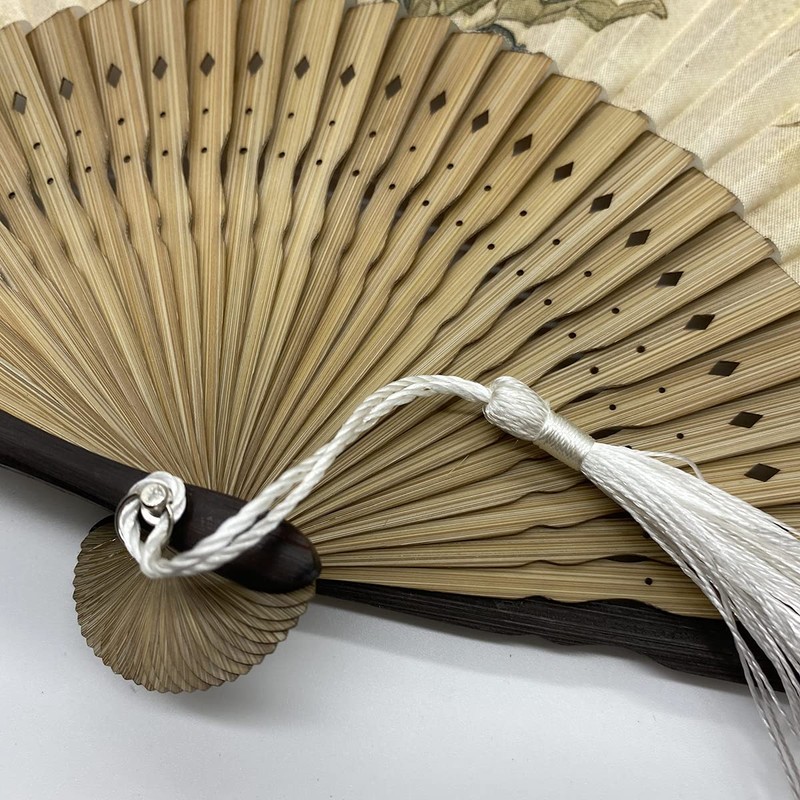 Eastern Wind Pack of 2 Silk Fan Hand Fans with