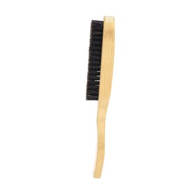 NOLITOY Bristle Beard Brush Men Hair Comb Double Sided Body Cleaning Brush Beard Shaper Tool