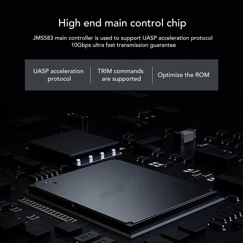 M.2 NVMe SSD Enclosure USB 3.1 Gen2 10Gbps M.2 SSD