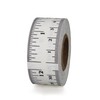 ChromaLabel 12 Inch Adhesive Measuring Tape, Flat Tape Measure for