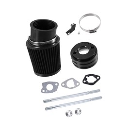 REPAIROCK 1 Set Upgraded Air Filter Intake Kit Engine Air Cleaner for Honda Clone GX160 GX200 202cc 6.5 HP for Go-Karts & Mini Bikes Black Auto Replacement Parts