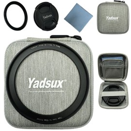 72mm to 82mm Step Up Ring Filter Adapter and Lens Cap and Multifunctional Photography Accessory Bag for Camera Lens