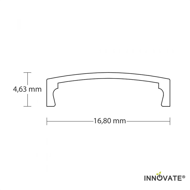 INNOVATE LED Profile 2 m, LED Aluminium Profile, Mounting Profile