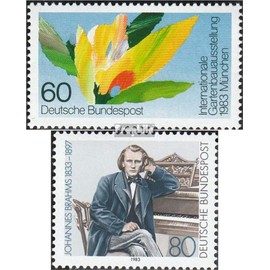 FRD (FR.Germany) 1174,1177 (complete.issue.) unmounted mint/never hinged ** MNH 1983 IGA 83 Munich, Brahms (Stamps for collectors) music/dance
