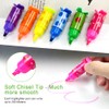 KNGNGK 24 Pieces 6 Colours Mini Highlighter Pen Set Mini