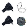 YAFIYGI Protein Funnel Container To Go - 2Pcs Keychain Supplement