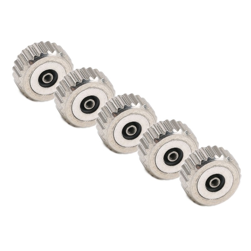 Watch Crown Spare Parts Silver Gold Steel Watch Head for