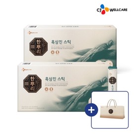 CJ Wellcare 한뿌리 흑삼진 스틱 8.2ml 30포 x 2개 One Root Black Ginseng Stick 8.2ml 30 Packs x 2개