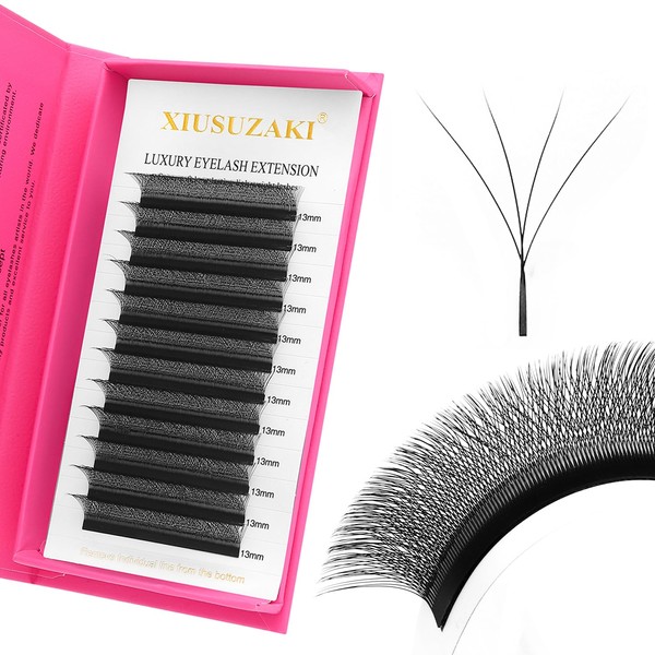 XIUSUZAKI XIUSUZAKI W Lash Extensions Supplies 4D Eyelash Extensions W