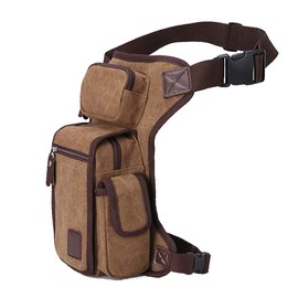 Leinwand Outdoor Reise Hüfttasche Oberschenkeltasche für Männer Frauen Tactical Military Motorrad Bike Multi-Tasche Drop Bein Taschen Beutel