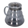 Electroplated Grey Coffee Pot High Borosilicate Glass Hand Coffee Server