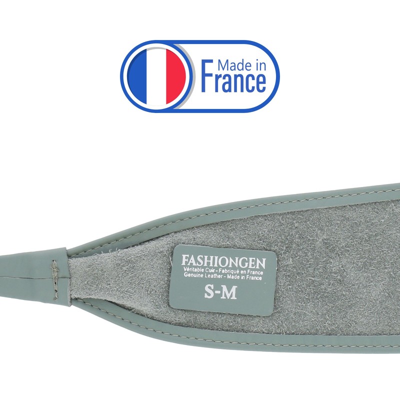FASHIONGEN - Genuine Cowhide Leather Full Grain Leather Obi Belt