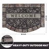 MTOUOCK Thick Welcome Mats Outdoor, 24 * 36" Large Front