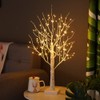 NXUEBDU Birch Tree with LED Lights, 2FT 144 LEDs Warm