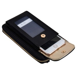 Heaye Small Crossbody Purse Cell Phone Wristlet Wallet for Women RFID