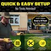 Hardware Netting Plastic Mesh 3' x 50' Black, Tree Guard