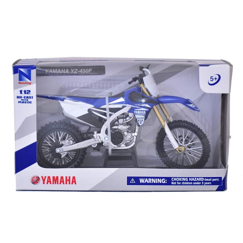New-Ray Motorcycle Yamaha YZF 450 2017 Miniature Scale 1/12°, 57983,