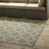 Area Rug Floor Carpet, Indoor Outdoor, Moroccan, Rectangular, 4x6, Beige