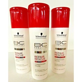 Schwarzkopf 3 pack  SCHWARZKOPF Bonacure REPAIR RESCUE Reversilane CONDITIONER  6.8 fl. oz.