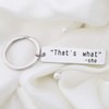 BNQL That's What She Funny Keychain Coworker Gift Office Fan