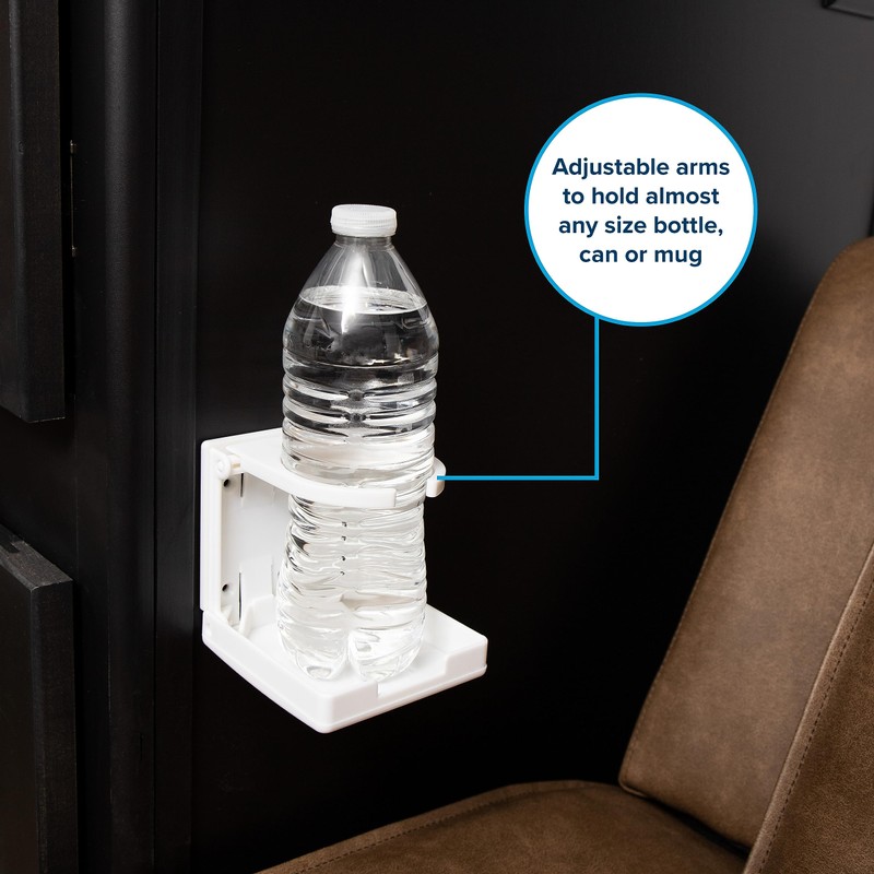 Camco 44040 Adjustable Drink Holder (White),1 Pack