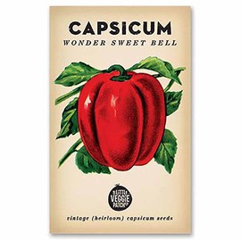 The Little Veggie Patch Co Capsicum 'Wndr Swt Bell' H'loom Seeds, 1 pack