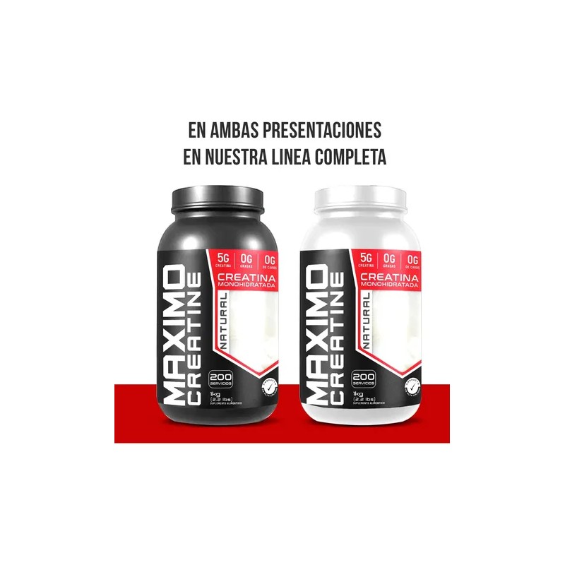 Creatina Monohidratada Maximo Protein 200 Porciones 1kg