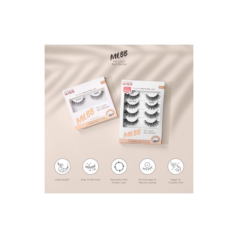 KISS MLBB My Lash But Better Lashes - Blessed