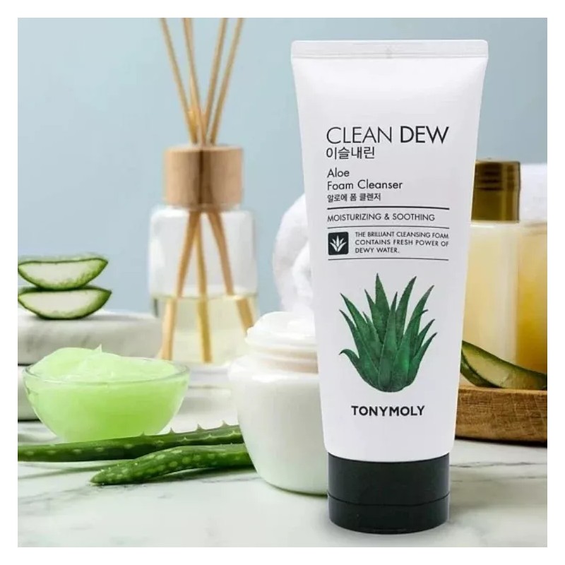 COMERCIALIZADORAGENMX Espuma Facial Limpiadora De Aloe Tonymoly Original