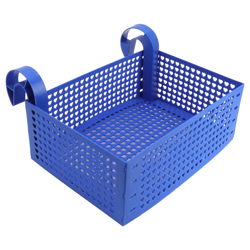 Pool Hanging Storage Basket Adjustable Support Rods Removable Toy Basket
