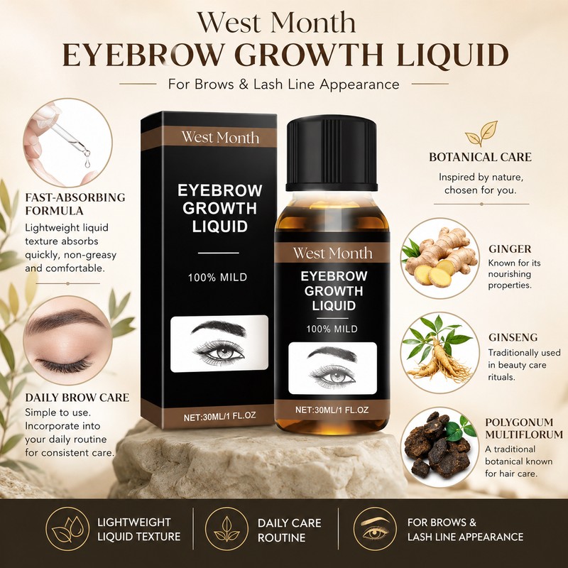 Eyebrow & Eyelash Care Serum for Fuller-Looking Brows – Botanical