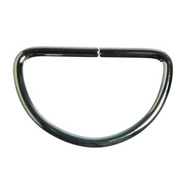 Metal D Rings 32mm Nickel Plated Split D Ring Curtain Tie Back D-Shape Buckle Clips 10 Pack D Ring Fasteners for Hand Bag Purse Keychains Belts Dog Collar Backpack.