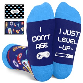 Gamer Gifts for Kids Boys - Video Game Socks for Kids Boys, Funny Gifts for Gamers, Gaming Stocking Stuffers 10-12 Year Old