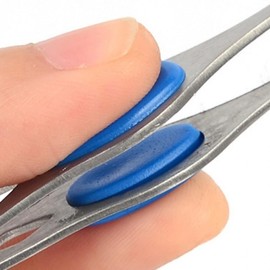 Color Easy-Grip Fine Precision Eyebrow Tweezers Standard 2ea