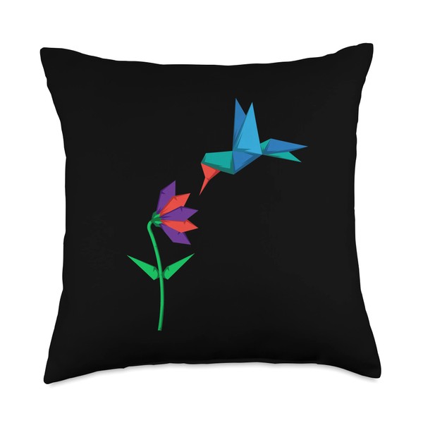 Origami bird orendamist Throw Pillow