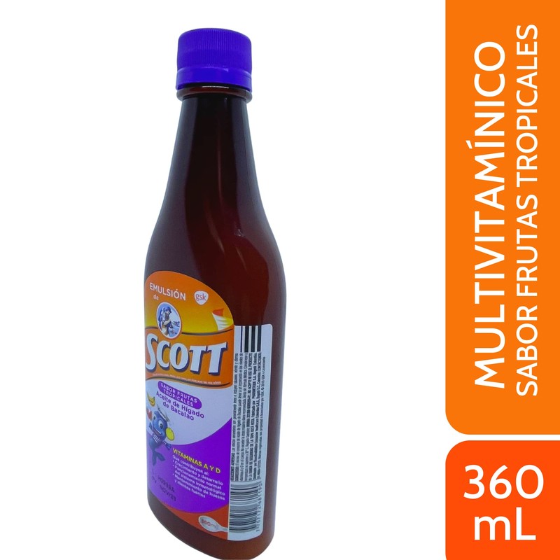 Emulsion de Scott Frutas Tropicales (tropical fruit) (360 ml)