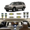 AUTOGINE 18 Piece White Interior LED Lights Kit for Toyota
