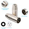 XLR 3-Pin Male to 3.5 mm Female Audio Adapter 3.5