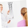 Mobestech 1set Vision Chart Occluder Telescopic Rod Visual Eye Exam
