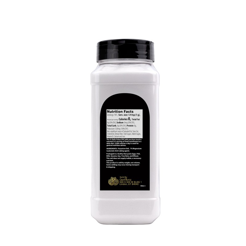 GranAroma Sodium-Free Salt Substitute, Potassium Chloride, Salty Taste, Sodium-Free (2