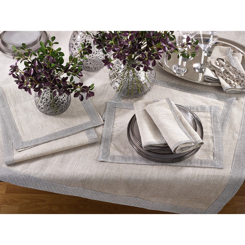 Studded Design Napkins (Set of 4)