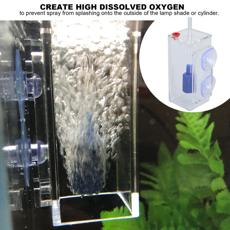 Acrylic Aquarium Fish Tank Carbon Dioxide Refiner Lightweight CO2 Diffuser