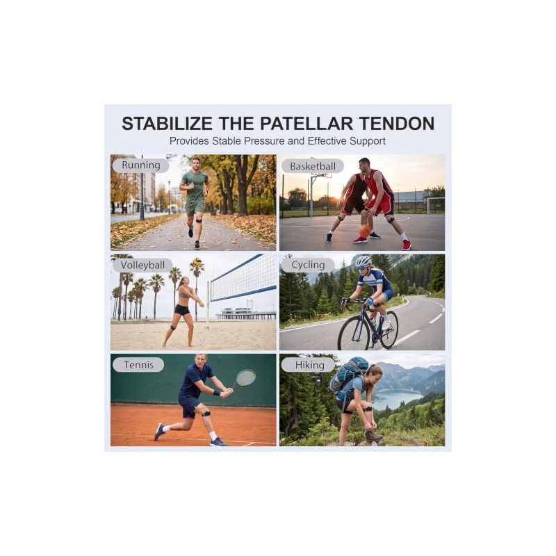 Precision Strap for Knee Comfortable and Breathable, Adjustable Strap for